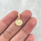 Dije Virgen de Fatima 0.5gr / 1.8cm / Oro 18K