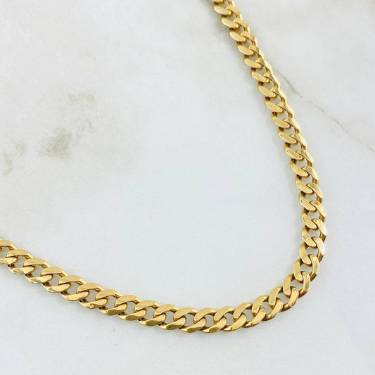 Cadena Cubana 21.7gr / 60cm / Oro Amarillo Nac. Esp. 18K *