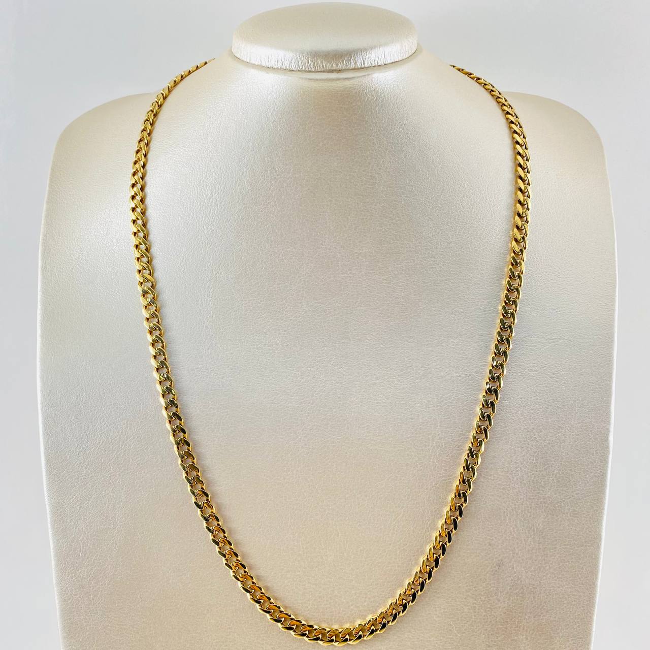 Cadena Cubana 21.7gr / 60cm / Oro Amarillo Nac. Esp. 18K *