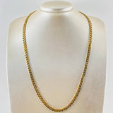 Cadena Cubana 21.7gr / 60cm / Oro Amarillo Nac. Esp. 18K *