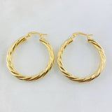 Candongas Mary 5.15gr / 3.2cm / Oro Amarillo 18K &