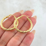 Candongas Mary 5.15gr / 3.2cm / Oro Amarillo 18K &