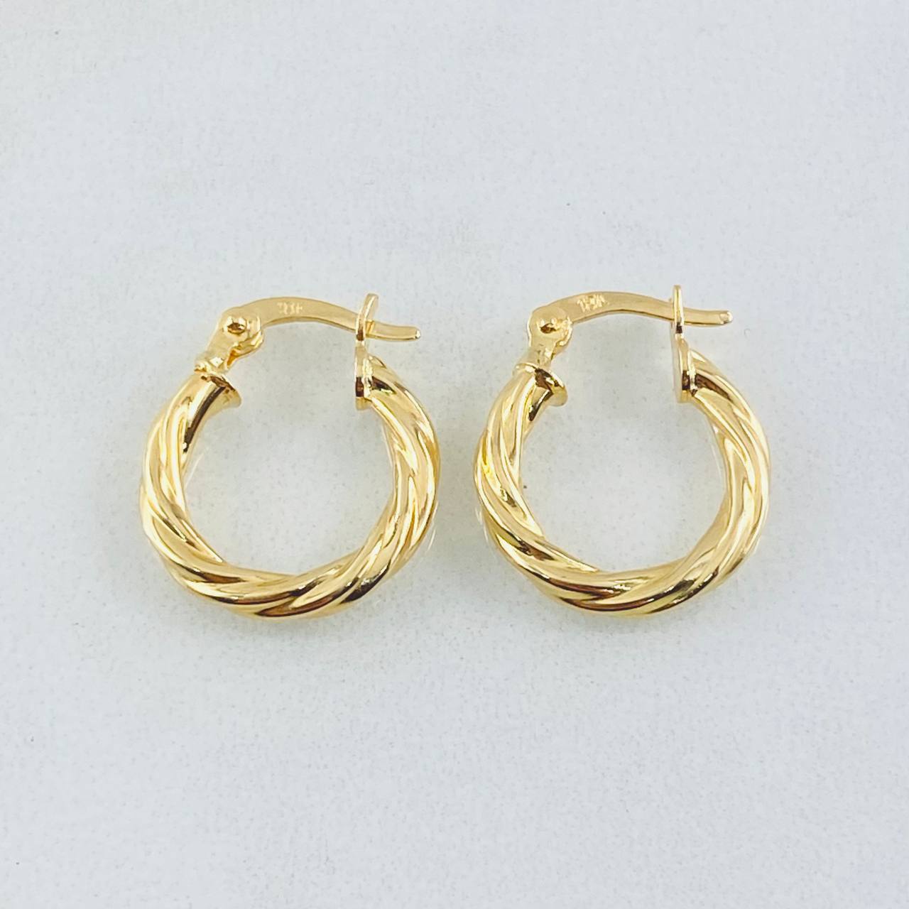 Candongas Emmi 1.25gr / 1.5cm / Oro Amarillo 18K ©