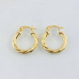 Candongas Emmi 1.45gr / 1.5cm / Oro Amarillo 18K ©