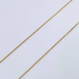 Set Cadena Veneciana /1.8gr/45cm/0.4mm + Dije Cruz/0.45gr/2cm Troquelado Oro 18K (Oferta) $