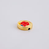 Herraje Escudo Selección 0.75 g / 1.2 cm Oro Amarillo 18K