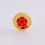 Herraje Escudo Selección 0.75 g / 1.2 cm Oro Amarillo 18K