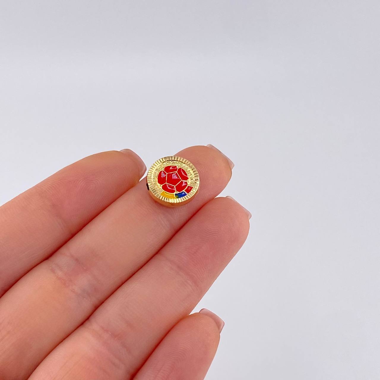 Herraje Escudo Selección 0.75 g / 1.2 cm Oro Amarillo 18K
