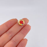Herraje Escudo Selección 0.75 g / 1.2 cm Oro Amarillo 18K