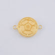Herraje Escudo Colombia Mate 0.95 g / 2.1 cm Oro Amarillo 18K