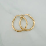 Candongas Mary 1.7gr / 2.6cm / Oro Amarillo 18K $