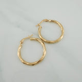 Candongas Mary 1.7gr / 2.6cm / Oro Amarillo 18K $