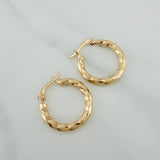 Candongas Kari 1.7gr / 2.3cm / Oro Amarillo 18K &