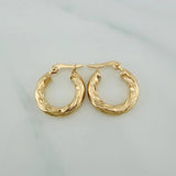 Candongas Mai 1.6gr / 1.8cm / Oro Amarillo 18K $