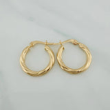 Candongas Mary 1.55gr / 2cm / Oro Amarillo 18K &