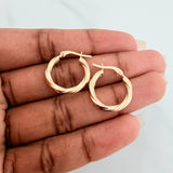 Candongas Mary 1.55gr / 2cm / Oro Amarillo 18K &