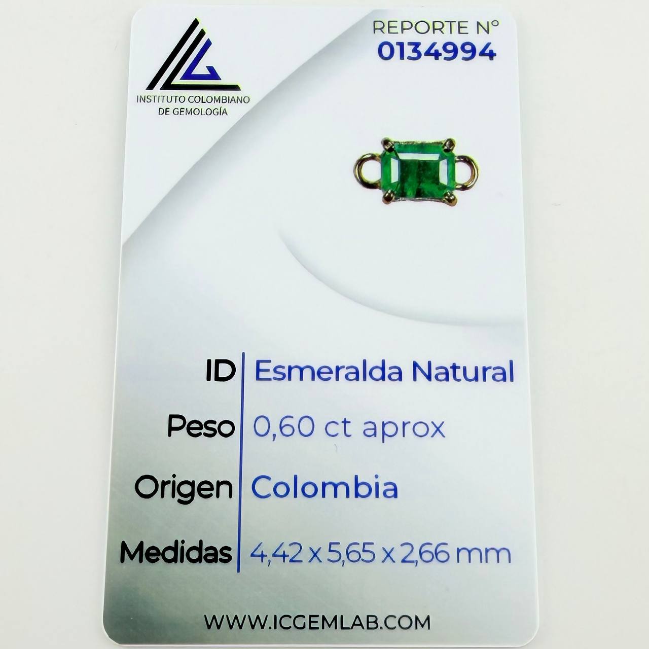 Pulsera Tejida Negra 4 Balines 5mm Cubo Esmeralda 60pts Oro Amarillo 18K