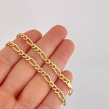 Pulso Figaro 2.3g / 20.5cm / 4.3mm Oro Amarillo 18K