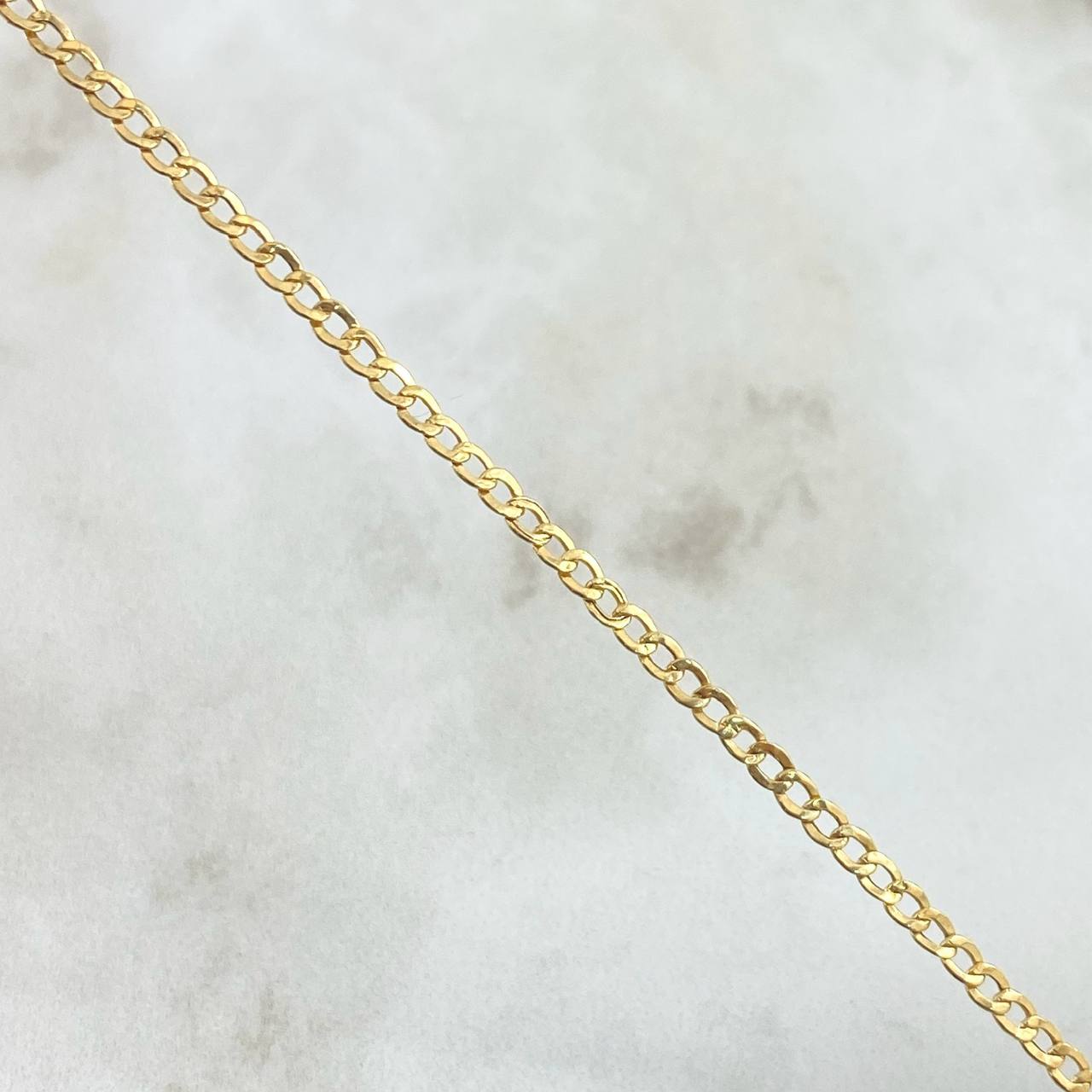 Pulso Cubano 1.15gr / 19.5cm / 2.2mm Oro Amarillo +1 18K (Oferta)