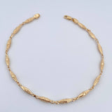 Tobillera Dubai 4.05gr / 24.6cm / 3mm Oro Amarillo 18K &