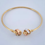 Pulso Aro Nudo 4.8gr / 18cm / Tres Oros +4 18K &