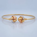 Pulso Aro Nudo 4.8gr / 18cm / Tres Oros +4 18K &