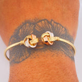 Pulso Aro Nudo 4.8gr / 18cm / Tres Oros +4 18K &