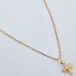 Set Cadena Veneciana 1.85gr/45cm/0.7mm+ Dije Libelula 0.35gr/1.4cm Troquelado Oro 18K (Oferta) &