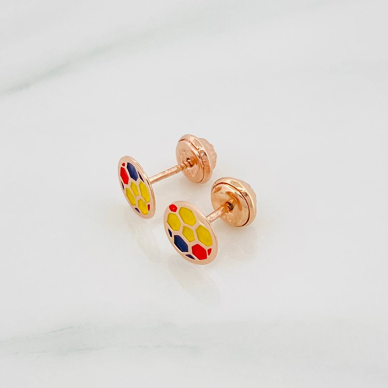 Topos Balón De Fútbol 0.7 g / 6.8 mm Oro Rosa 18K