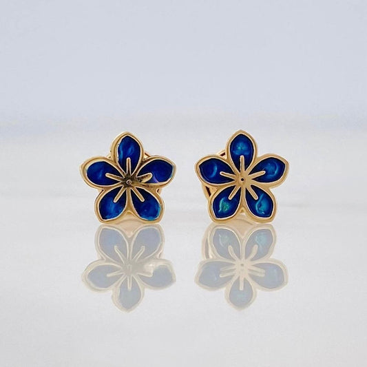 Topos Flor 0.7 g / 7.4 mm Oro Amarillo 18K