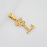 Dije Corona Letra L 1.5 g / 2.7 cm Oro Amarillo 18K