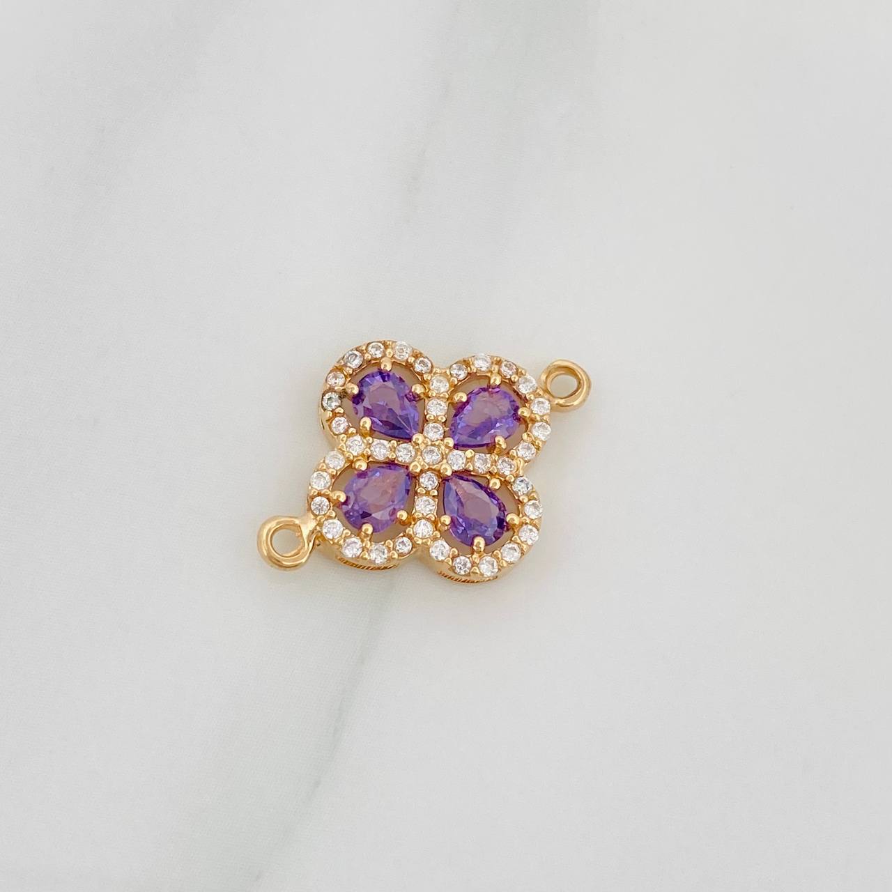 Herraje Trebol 1.7 g / 2 cm Oro Amarillo 18K
