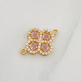 Herraje Trebol 1.7 g / 2 cm Oro Amarillo 18K