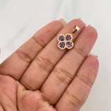 Dije Trebol 1.9 g / 2.5 cm Oro Amarillo 18K