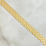 Pulso Chino 5.45gr / 21cm / 6mm Oro Amarillo +0 18K