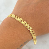 Pulso Chino 5.45gr / 21cm / 6mm Oro Amarillo +0 18K