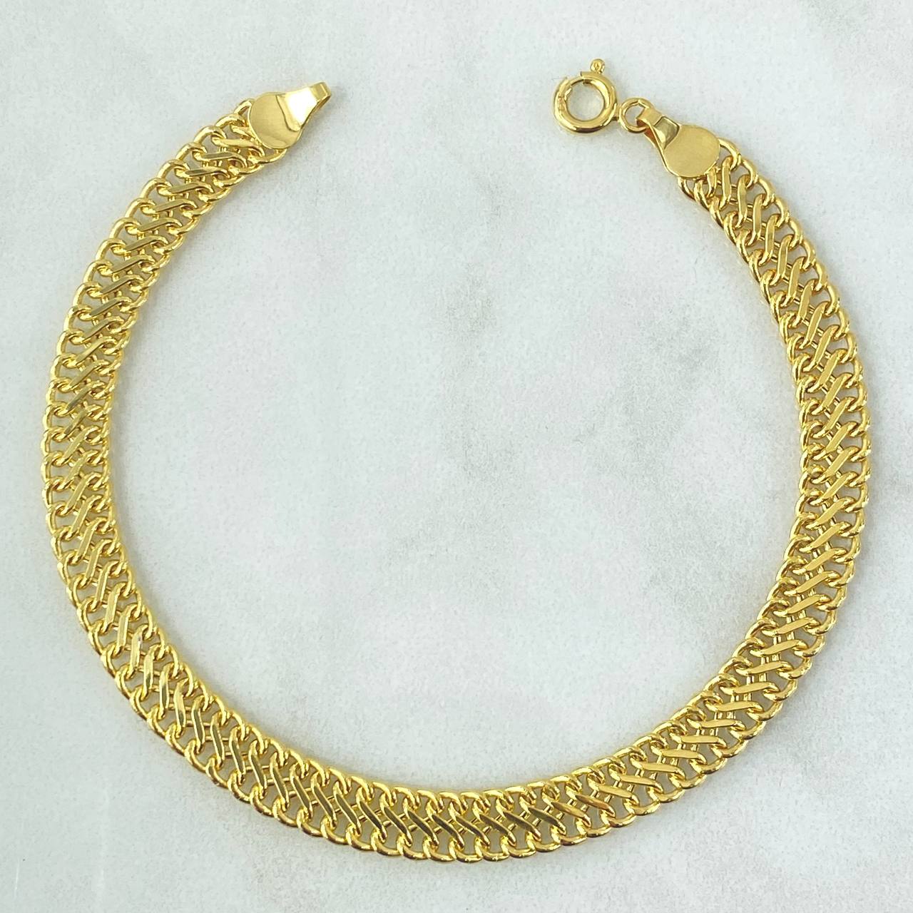 Pulso Sedusa 5.6gr / 19.5cm / 6mm Oro Amarillo +3 18K