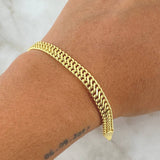 Pulso Sedusa 5.6gr / 19.5cm / 6mm Oro Amarillo +3 18K