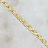 Pulso Sedusa 2.5gr / 19cm / 5mm Oro Amarillo +3 18K