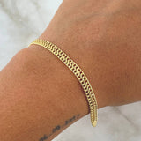 Pulso Sedusa 2.5gr / 19cm / 5mm Oro Amarillo +3 18K