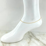 Tobillera Aro Seguido 1.85gr / 27.5cm / 2.5mm Oro Amarillo +3 18K