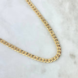 Cadena Cubana 16.3gr / 60cm / 5mm Oro Amarillo +0 18K