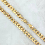 Cadena Cubana 16.3gr / 60cm / 5mm Oro Amarillo +0 18K
