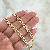 Cadena Cubana 16.3gr / 60cm / 5mm Oro Amarillo +0 18K