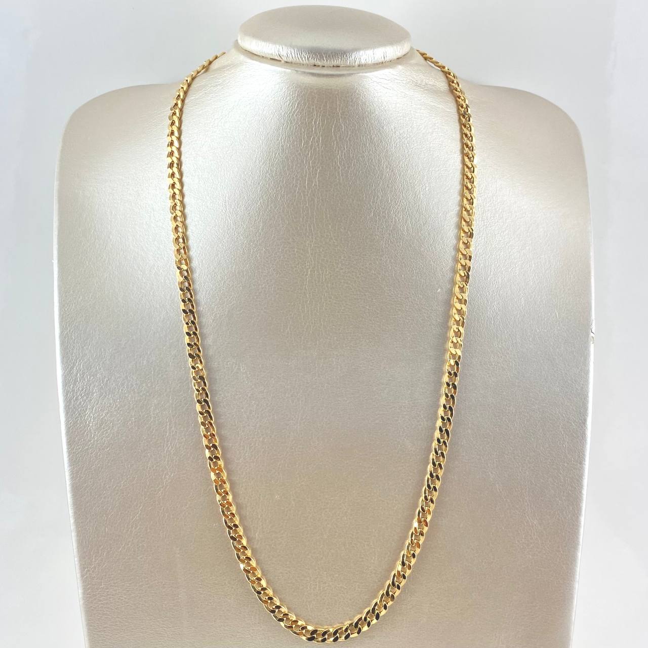 Cadena Cubana 16.3gr / 60cm / 5mm Oro Amarillo +0 18K