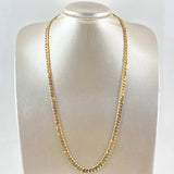 Cadena Cubana 16.3gr / 60cm / 5mm Oro Amarillo +0 18K