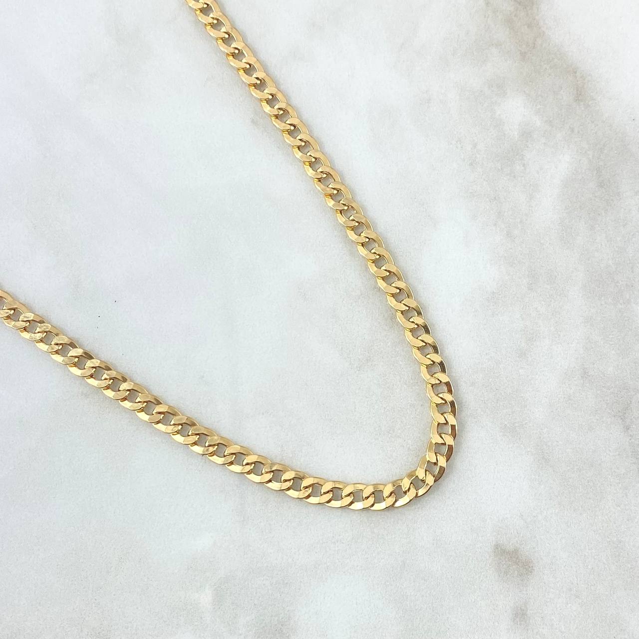Cadena Cubana 11.3gr / 62cm / 5mm Oro Amarillo +0 18K *