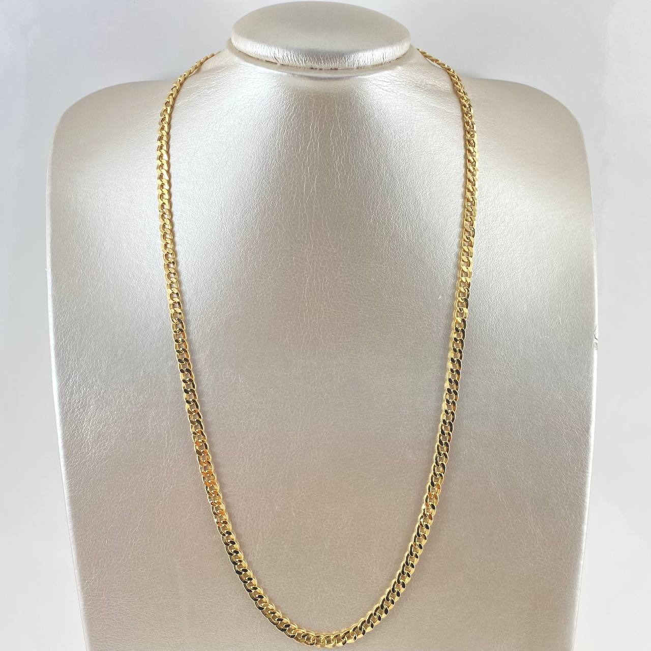 Cadena Cubana 6.9gr / 60cm / Oro Amarillo +1 18K ©