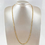 Cadena Figaro 6.7gr / 60cm / 4.5mm Oro Amarillo +1 18K