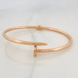 Pulso Aro Clavo 5.45g / 17cm / 2.01mm Oro Rosa 18K